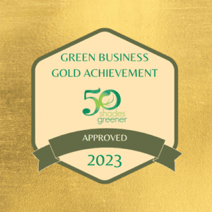 Green Initiatives 6 50 Shades Greener Gold Badge Award