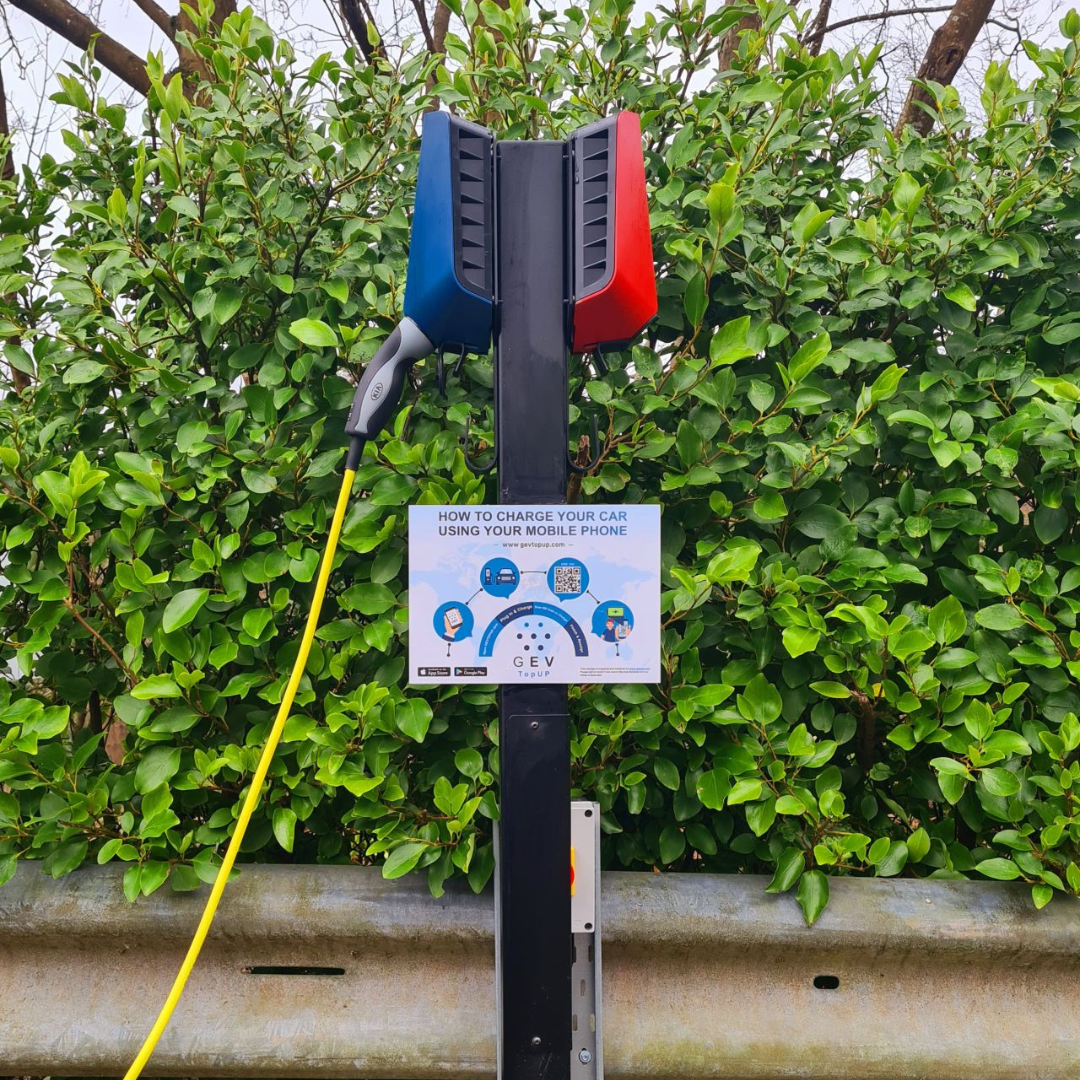 EV charging point at Woodenbridge Hotel